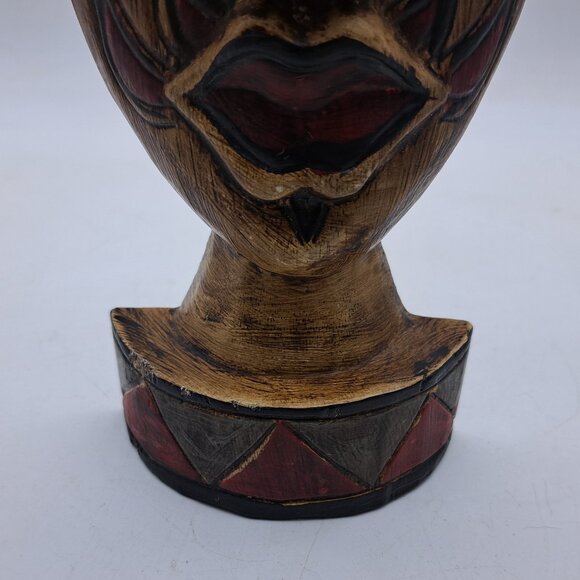 Wooden Indonesian Tribal Wall Mask - Picture 10 of 11